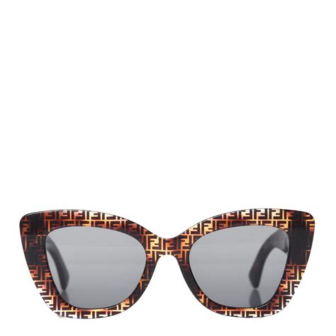 fendi 0435/s|Fendi™ 0435/S 0H7PM2 52 Tortoise Camouflage Sunglasses.